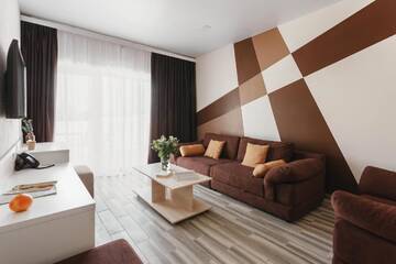 Люкс с кроватью размера «king-size» и балконом в  Hotel Aquapark Zatoka